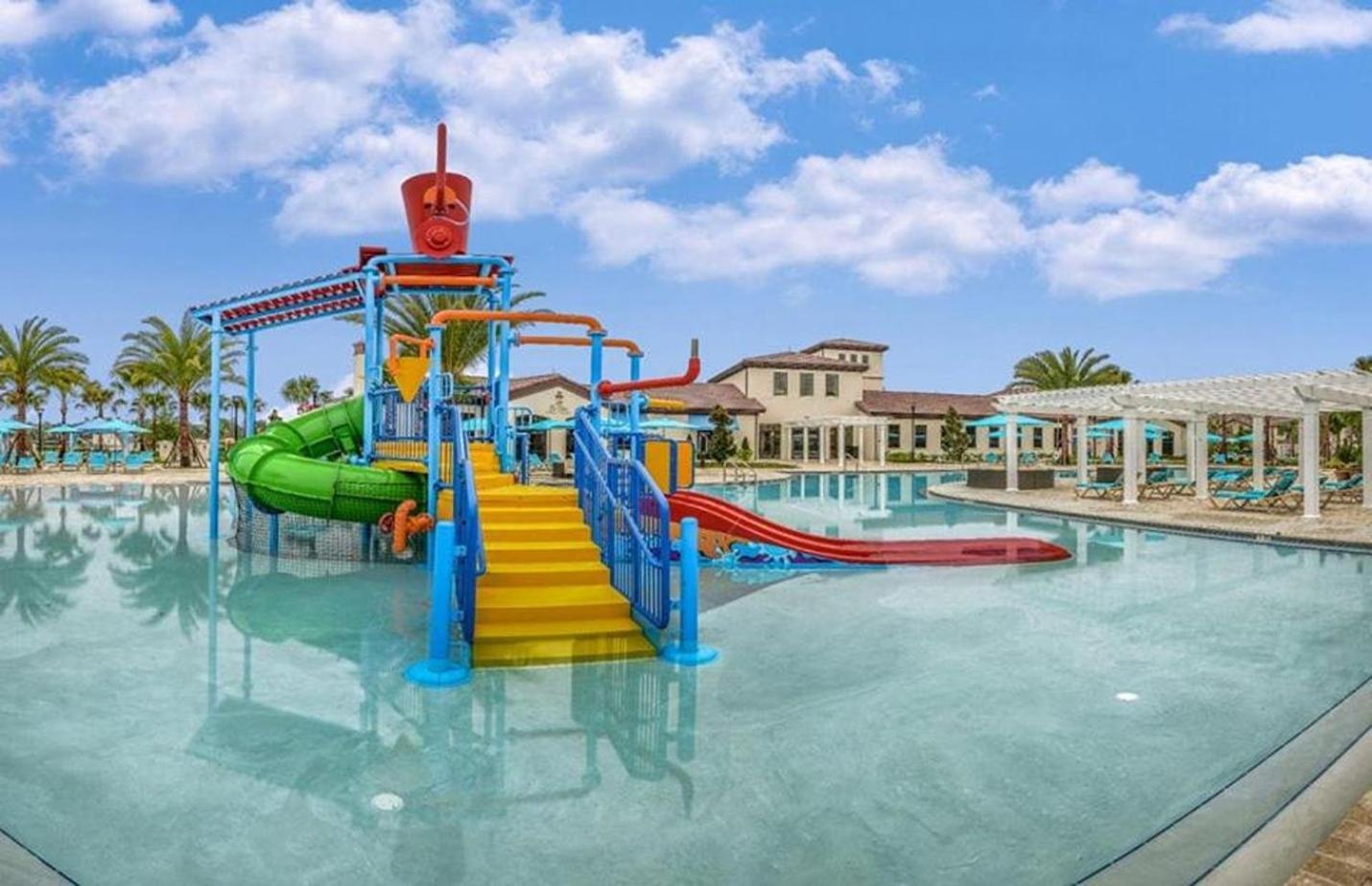 Pool Villa Wfree Waterpark Lazy River Game Room คิสซิมมี ภายนอก รูปภาพ